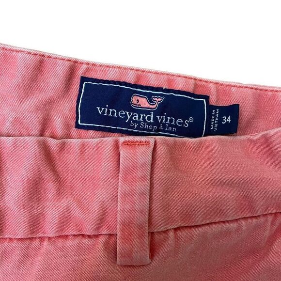 Vineyard Vines Pink Club Shorts Size 34 - Picture 3 of 5